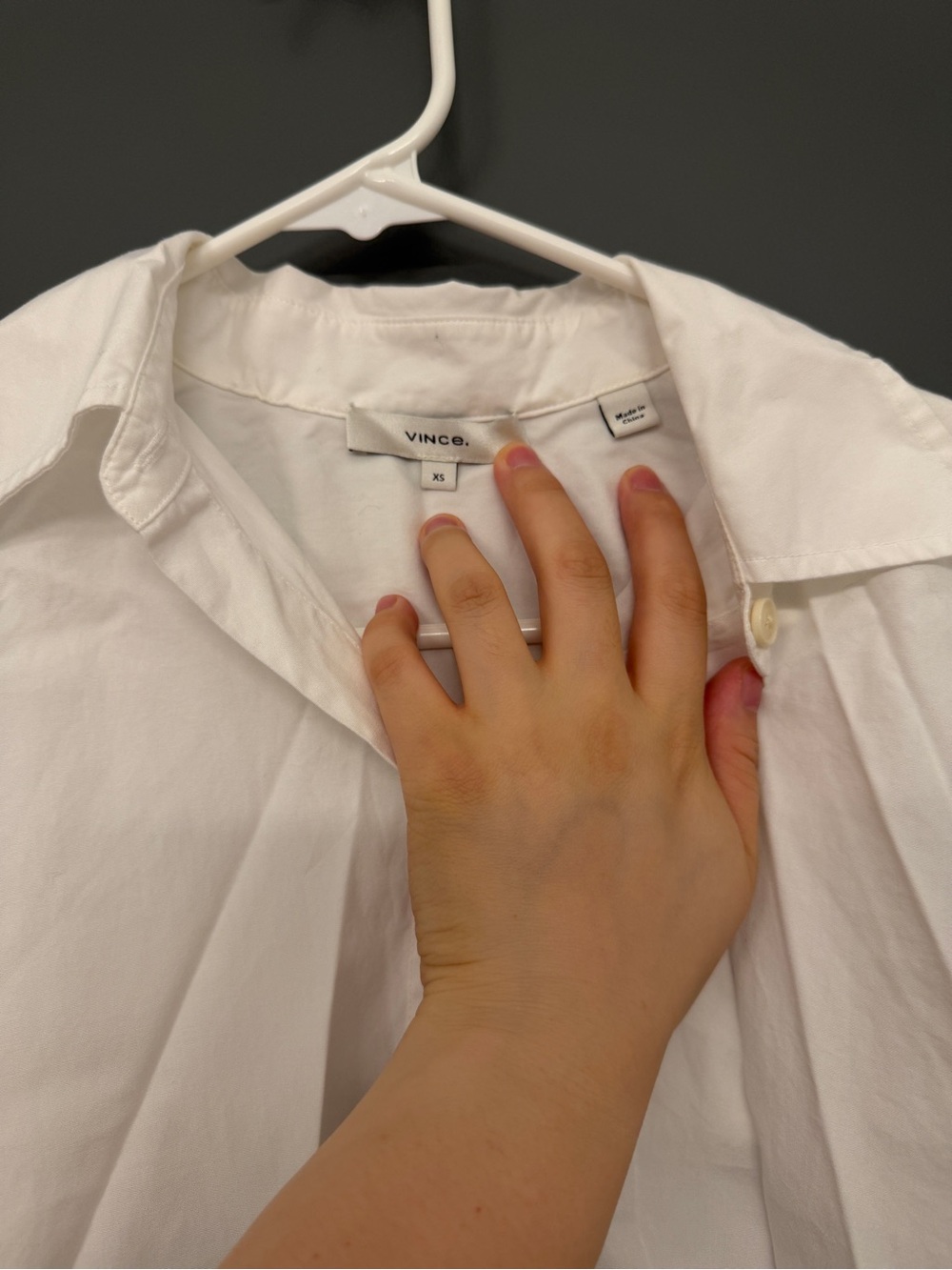 Vince Women’s White Button-Down Shirt size xs